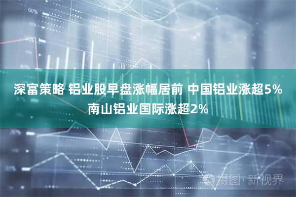 深富策略 铝业股早盘涨幅居前 中国铝业涨超5%南山铝业国际涨超2%